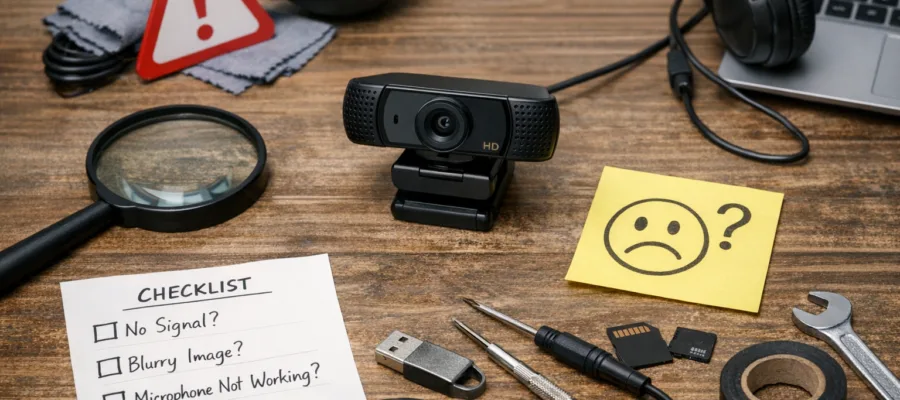 Probleme mit der Webcam erkennen und einfache Loesungen zur Fehlerbehebung