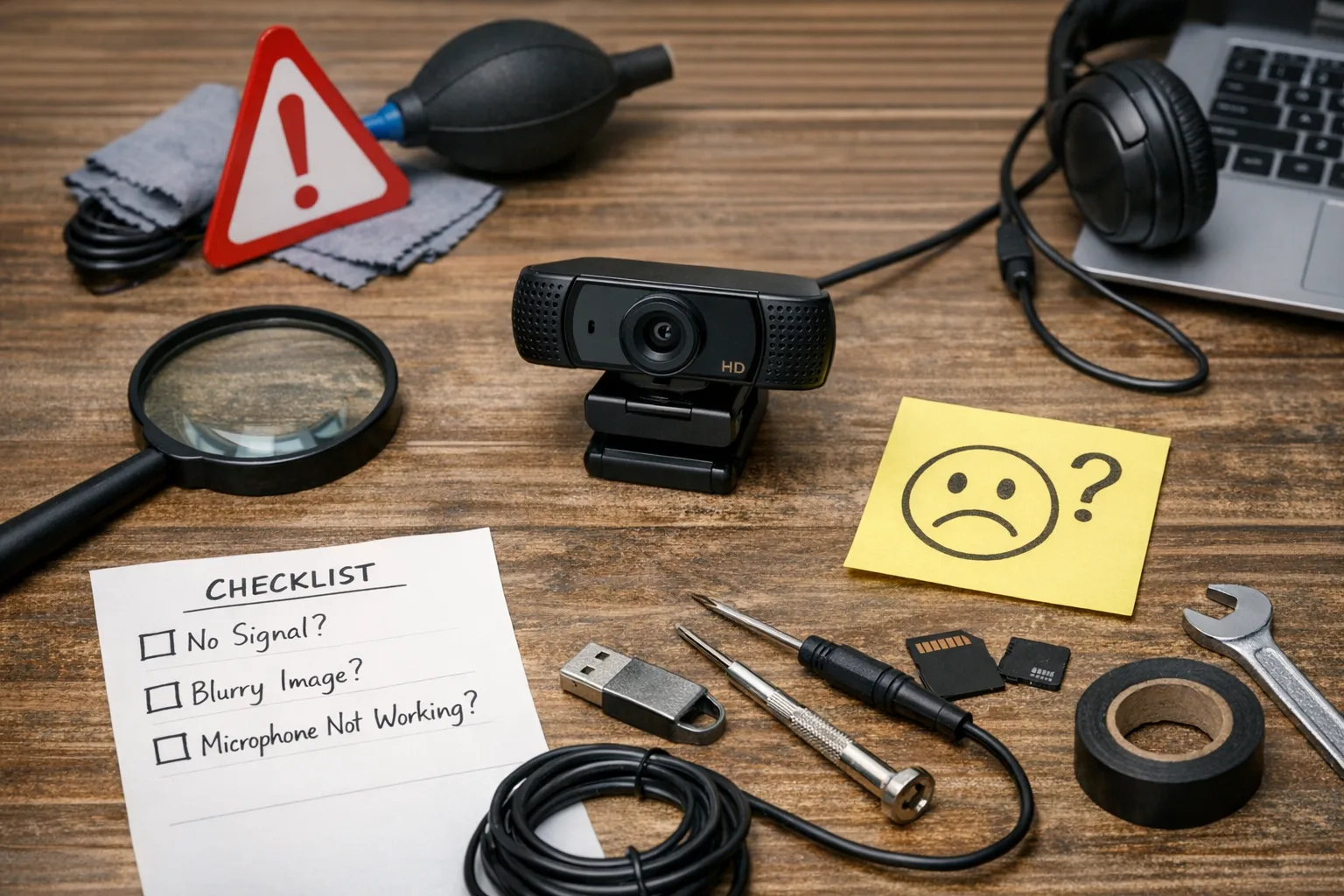 Probleme mit der Webcam erkennen und einfache Loesungen zur Fehlerbehebung