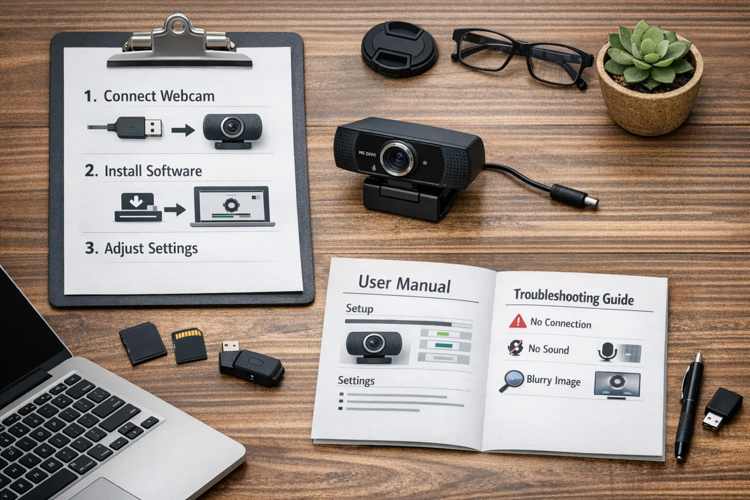 Schritt-fuer-Schritt Bedienungsanleitung fuer Webcams: Einrichtung, Nutzung und Fehlerbehebung