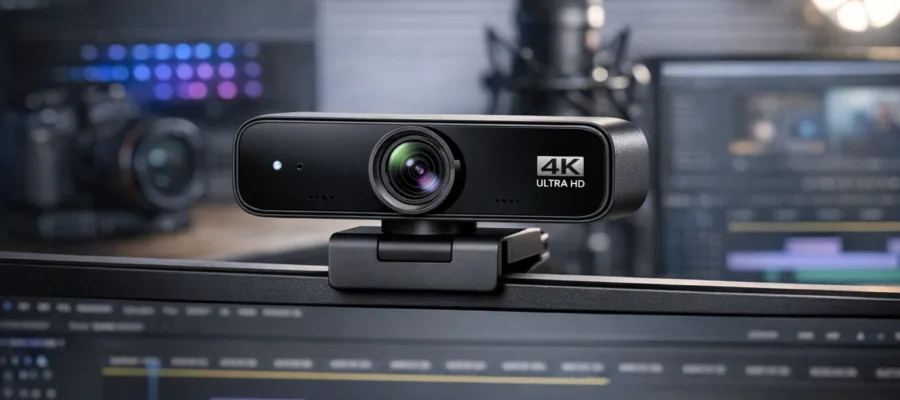 Webcam mit 4K-Aufloesung fuer Streaming und Content Creation: Kaufberatung