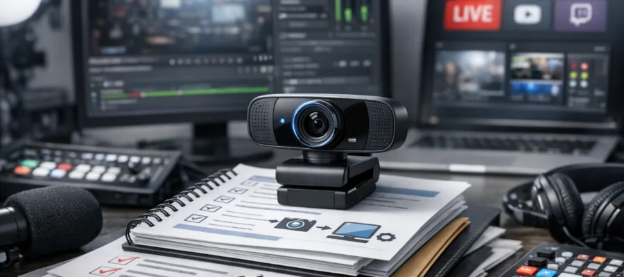 Webcam Streaming Tutorials: Schritt-fuer-Schritt Anleitung fuer Live-Uebertragungen und Broadcasts