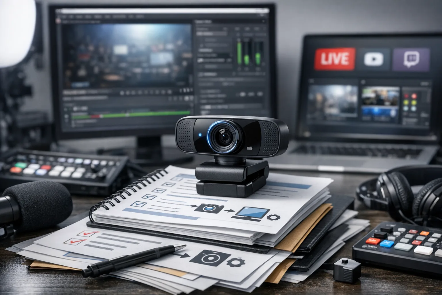 Webcam Streaming Tutorials: Schritt-fuer-Schritt Anleitung fuer Live-Uebertragungen und Broadcasts