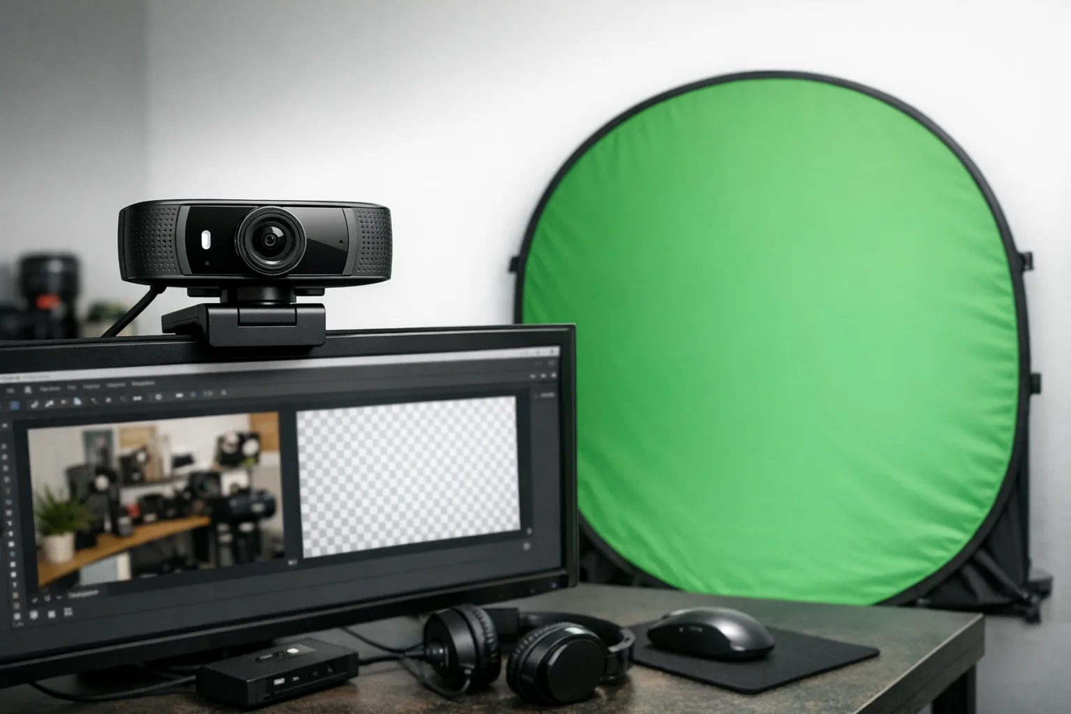 Webcam mit Green-Screen: Kaufberatung fuer effektive Background-Entfernung