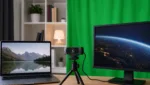 Webcam Hintergrund einrichten: DIY Virtual Backgrounds und Greenscreen Ideen